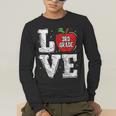 LOVE Apple 3rd Grade Teacher Student School Men's Long Sleeve T-Shirt, funny gift LOVE Apple 3rd Grade Teacher Student School Men's Long Sleeve T-Shirt, funny gift