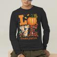 Love Kindergarten Teacher Turkey Thanksgiving Autumn Fall Men's Long Sleeve T-Shirt, funny gift Love Kindergarten Teacher Turkey Thanksgiving Autumn Fall Men's Long Sleeve T-Shirt, funny gift