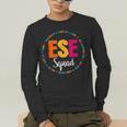 Matching ESE Squad First Last Day Team Teacher Student Tribe Men's Long Sleeve T-Shirt, funny gift