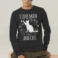Math Nerd Math Teacher Cat Lover I Love Math And Cats Men's Long Sleeve T-Shirt, funny gift Math Nerd Math Teacher Cat Lover I Love Math And Cats Men's Long Sleeve T-Shirt, funny gift