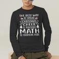 Math Teacher Christmas Mathematics Teacher Men's Long Sleeve T-Shirt, funny gift