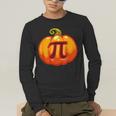 Math Teacher Halloween Costume Pumpkin Pi Pun Pie Men Men's Long Sleeve T-Shirt, funny gift