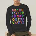 Monster ABC Cute Alphabet Halloween Teacher Costume Kids Men's Long Sleeve T-Shirt, funny gift Monster ABC Cute Alphabet Halloween Teacher Costume Kids Men's Long Sleeve T-Shirt, funny gift