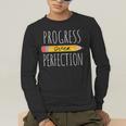 Motivational Progress Over Perfection Back To School Teacher Men's Long Sleeve T-Shirt, funny gift Motivational Progress Over Perfection Back To School Teacher Men's Long Sleeve T-Shirt, funny gift