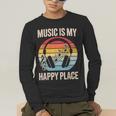 Music For Men Women Music Teacher Music Lover Men's Long Sleeve T-Shirt, funny gift