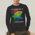Nerdy Darwin's Finches Evolution Science Biology Teacher Men's Long Sleeve T-Shirt, funny gift Nerdy Darwin's Finches Evolution Science Biology Teacher Men's Long Sleeve T-Shirt, funny gift