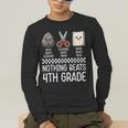 Nothing Beats 4th Grade Back To School Kids Teachers Men's Long Sleeve T-Shirt, funny gift