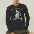 Off To Teach English Scooter Frog ESL Teacher Literature Men's Long Sleeve T-Shirt, funny gift Off To Teach English Scooter Frog ESL Teacher Literature Men's Long Sleeve T-Shirt, funny gift