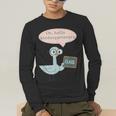 Oh Hello Kindergarteners Shirt Cute Pigeon Teacher Tee Men's Long Sleeve T-Shirt, funny gift