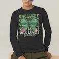 One Lucky Teacher Coquette Bow St Patricks Day Teacher Men's Long Sleeve T-Shirt, funny gift One Lucky Teacher Coquette Bow St Patricks Day Teacher Men's Long Sleeve T-Shirt, funny gift