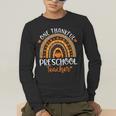 One Thankful Preschool Teacher Thanksgiving Rainbow Men's Long Sleeve T-Shirt, funny gift One Thankful Preschool Teacher Thanksgiving Rainbow Men's Long Sleeve T-Shirt, funny gift