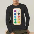 Paint Palette ArtSet Halloween Costume For Teachers Students For Men Women Kids Men's Long Sleeve T-Shirt, funny gift