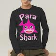Para Shark Paraprofessional Female Teacher Men's Long Sleeve T-Shirt, funny gift
