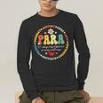 Paras Make It Possible Paraprofessional Teacher Assistant Men's Long Sleeve T-Shirt, funny gift Paras Make It Possible Paraprofessional Teacher Assistant Men's Long Sleeve T-Shirt, funny gift