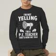 PE Teacher Art For Men Women Gym Teacher Physical Education Men's Long Sleeve T-Shirt, funny gift PE Teacher Art For Men Women Gym Teacher Physical Education Men's Long Sleeve T-Shirt, funny gift