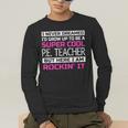PE Teacher Shirt Physical Education Teacher Men's Long Sleeve T-Shirt, funny gift