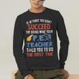 PE Teacher Succeed Sport Teacher School Fitness Gym Class Men Women Men's Long Sleeve T-Shirt, funny gift PE Teacher Succeed Sport Teacher School Fitness Gym Class Men Women Men's Long Sleeve T-Shirt, funny gift