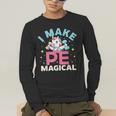 PE Teacher Unicorn I Make PE Magical Men's Long Sleeve T-Shirt, funny gift PE Teacher Unicorn I Make PE Magical Men's Long Sleeve T-Shirt, funny gift