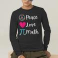 Peace Love Math Maths Teacher Pi Symbol Men Women Men's Long Sleeve T-Shirt, funny gift Peace Love Math Maths Teacher Pi Symbol Men Women Men's Long Sleeve T-Shirt, funny gift