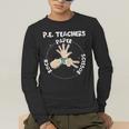 Physical Education PE Teacher Rock Paper Scissor Men's Long Sleeve T-Shirt, funny gift