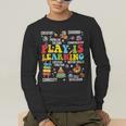 Play Is Learning Kindergarten Preschool Teacher Appreciation Men's Long Sleeve T-Shirt, funny gift Play Is Learning Kindergarten Preschool Teacher Appreciation Men's Long Sleeve T-Shirt, funny gift