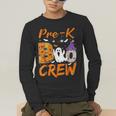 Pre K Boo Crew Teacher Student Halloween Pre Kindergarten Men's Long Sleeve T-Shirt, funny gift