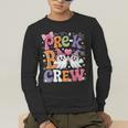 Pre-K Boo Crew Pre-K Teacher Student Kids Halloween Men's Long Sleeve T-Shirt, funny gift