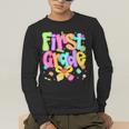 Preppy First Grade Back To School 1st Grade Teacher Girl Kid Men's Long Sleeve T-Shirt, funny gift Preppy First Grade Back To School 1st Grade Teacher Girl Kid Men's Long Sleeve T-Shirt, funny gift