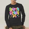 Preppy Fourth Grade Back To School 4th Grade Teacher Girls Men's Long Sleeve T-Shirt, funny gift