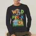 Preschool Teacher Kids Back To School Wild About Pre-K Men's Long Sleeve T-Shirt, funny gift