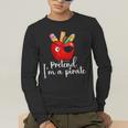 Pretend I'm A Pirate Teacher Apple Talk Like A Pirate Day Men Women Kids Men's Long Sleeve T-Shirt, funny gift Pretend I'm A Pirate Teacher Apple Talk Like A Pirate Day Men Women Kids Men's Long Sleeve T-Shirt, funny gift