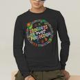 Progress Over Perfection Caterpillar Back To School Teacher Men's Long Sleeve T-Shirt, funny gift