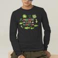 Progress Over Perfection Frog Back To School Teacher Men's Long Sleeve T-Shirt, funny gift