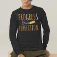 Progress Over Perfection Teacher Pencil Back-To-School Men's Long Sleeve T-Shirt, funny gift Progress Over Perfection Teacher Pencil Back-To-School Men's Long Sleeve T-Shirt, funny gift