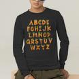 Pumpkin ABC Halloween Alphabet Costume School Teacher Kids Men's Long Sleeve T-Shirt, funny gift
