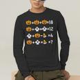 Pumpkin Ghost Equation Math Teacher Halloween Costume Men's Long Sleeve T-Shirt, funny gift Pumpkin Ghost Equation Math Teacher Halloween Costume Men's Long Sleeve T-Shirt, funny gift