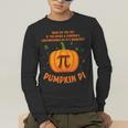 Pumpkin Pie Pi Math Teacher Shirt Halloween Men Adult Men's Long Sleeve T-Shirt, funny gift