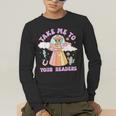 Take Me To Your Readers Alien Teacher Halloween Literacy Men's Long Sleeve T-Shirt, funny gift Take Me To Your Readers Alien Teacher Halloween Literacy Men's Long Sleeve T-Shirt, funny gift