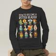 Reading Teacher How To Become a Better Reader Book Lover Fun Men's Long Sleeve T-Shirt, funny gift Reading Teacher How To Become a Better Reader Book Lover Fun Men's Long Sleeve T-Shirt, funny gift