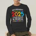 Retirement Class Of 2025 Teacher Countdown Loading Teacher Men's Long Sleeve T-Shirt, funny gift Retirement Class Of 2025 Teacher Countdown Loading Teacher Men's Long Sleeve T-Shirt, funny gift
