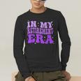 In My Retirement Era Groovy Retired Teacher 2025 Women Men's Long Sleeve T-Shirt, funny gift
