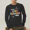 Retro Boho Math Science Professor In My STEM Teacher Era Men's Long Sleeve T-Shirt, funny gift