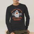 Retro You Can't Scare Me I'm A Math Teacher Cute Ghost Women Men's Long Sleeve T-Shirt, funny gift Retro You Can't Scare Me I'm A Math Teacher Cute Ghost Women Men's Long Sleeve T-Shirt, funny gift