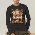 Retro Fall In Love With Learning Pumpkin Leaf Teacher Autumn Men's Long Sleeve T-Shirt, funny gift Retro Fall In Love With Learning Pumpkin Leaf Teacher Autumn Men's Long Sleeve T-Shirt, funny gift