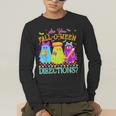 Retro Are You Falloween Direction Teacher Spooky Halloween Men's Long Sleeve T-Shirt, funny gift