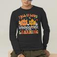 Retro Pumpkin Fall In Love With Learning Autumn Teacher Men's Long Sleeve T-Shirt, funny gift Retro Pumpkin Fall In Love With Learning Autumn Teacher Men's Long Sleeve T-Shirt, funny gift