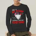 This Is My Scary Science Teacher Costume Ghost Halloween Men's Long Sleeve T-Shirt, funny gift This Is My Scary Science Teacher Costume Ghost Halloween Men's Long Sleeve T-Shirt, funny gift