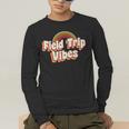 School Bus Trip Vibes Students Teachers Students Field Trip For Men Women Kids Men's Long Sleeve T-Shirt, funny gift School Bus Trip Vibes Students Teachers Students Field Trip For Men Women Kids Men's Long Sleeve T-Shirt, funny gift