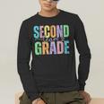 Second Grade Team Heart Teacher Student Back To School Girls Men's Long Sleeve T-Shirt, funny gift