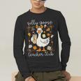 Silly Goose Teachers Club Cozy Fall Teacher Men's Long Sleeve T-Shirt, funny gift